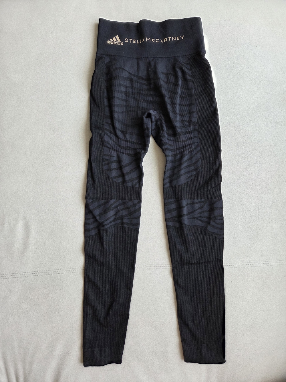 adidas by Stella McCartney Black Animal Print Leggings